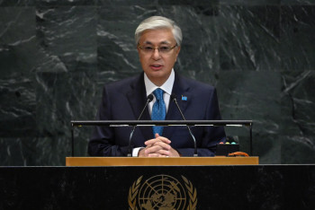 Фотография к новости: "Наш выбор – мир, а не война, сотрудничество, а не конфронтация" — Токаев в ООН