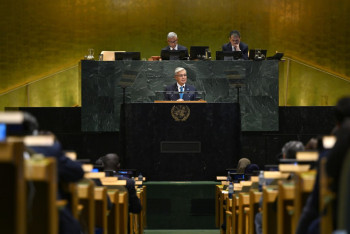 Фотография к новости: Токаев в ООН призвал обновить Совет Безопасности и возобновить диалог по ядерному разоружению