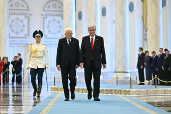 Фотография к новости: В Акорде прошла торжественная встреча Президента Италии