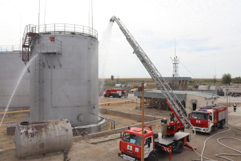 Фотография к новости: В Казахстане провели масштабные учения по ЧС