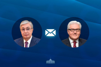 Фотография к новости: Токаев поздравил президента Германии с Днем единства