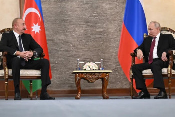 Фотография к новости: Путин озвучил свою версию трагедии AZAL в беседе с Алиевым