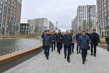 Фотография к новости: Президенту доложили о работе по благоустройству столицы