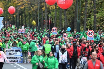 Работники транспорта в Бельгии вышли на забастовку