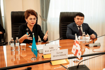 Фотография к новости: Казахстан и Грузия намерены обмениваться кинофильмами