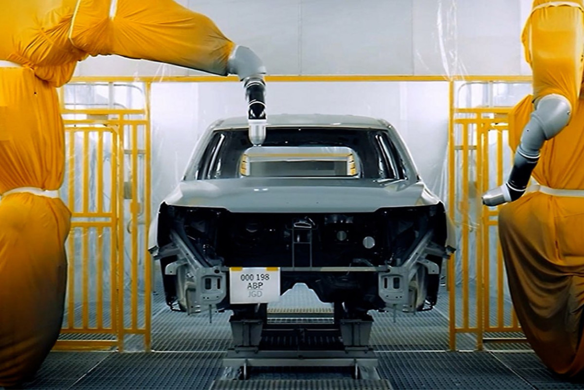 Токаев в ходе телемоста открыл автомобильный завод KIA Qazaqstan