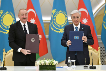 Фотография к новости: Казахстан и Азербайджан подписали соглашения в нескольких ключевых сферах