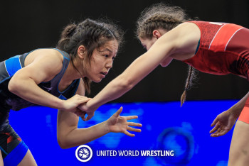 Фотография к новости: Казахстанка Шугыла Омирбек завоевала золото молодежного ЧМ по женской борьбе