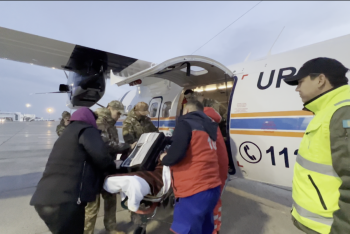 Фотография к новости: Пострадавшего в массовом ДТП в Актюбинской области доставили в Астану