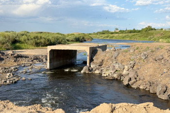 Фотография к новости: Жители сёл в Костанайской могут остаться без "переправы жизни"