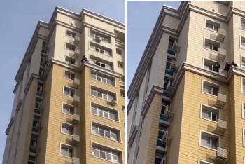 В Астане девушка пыталась спрыгнуть с 15-го этажа