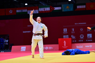 Фотография к новости: Айша Алтай завоевала золото Азиатских игр по дзюдо в Бахрейне