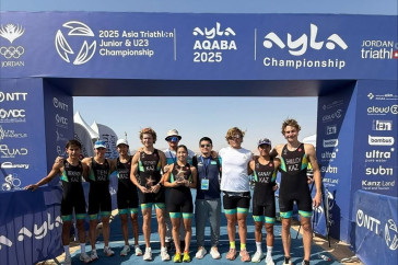 Фотография к новости: Казахстанские триатлонисты завоевали две медали на чемпионате Азии среди юниоров и молодежи