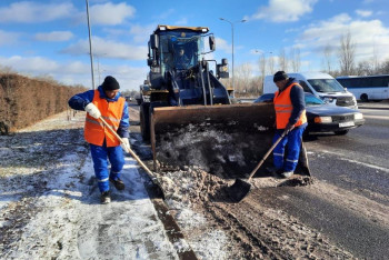 Фотография к новости: Из Астаны вывезли более тысячи кубометров снега за сутки