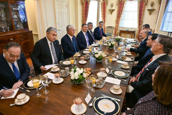 Фотография к новости: Президент Казахстана встретился с Госсекретарём США Марком Рубио