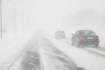 Фотография к новости: В Павлодарской области из-за непогоды закрыты две трассы республиканского значения