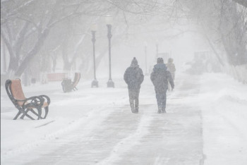 Фотография к новости: Метель и гололед: синоптики объявили штормовое предупреждение в Казахстане