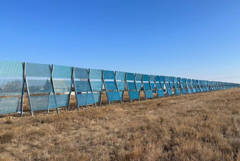 Фотография к новости: Новые снегозадерживающие конструкции защитят карагандинские автотрассы