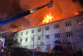 Фотография к новости: Пожар в алматинском детдоме: здание восстановят за три месяца