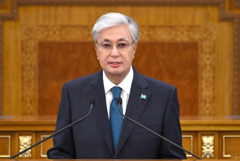 Фотография к новости: Накануне визита в Москву в "Российской газете" опубликована статья Токаева