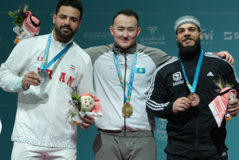 Фотография к новости: Нургиса Адилетулы завоевал три “золота” на Играх исламской солидарности