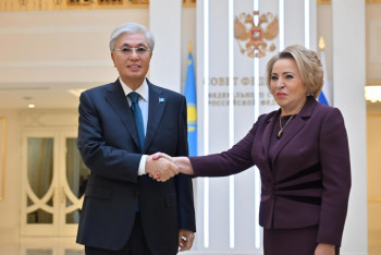 Фотография к новости: Казахстан и Россия укрепляют союз: Токаев провел ключевую встречу с Матвиенко