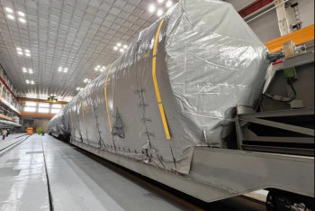 Фотография к новости: Новая ракета "Союз-5" для Казахстана доставлена на Байконур