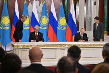 Фотография к новости: Президенты Казахстана и России заключили масштабный пакет договоров