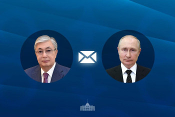 Фотография к новости: Токаев направил письмо благодарности президенту России