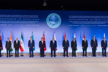 Фотография к новости: Олжас Бектенов принял участие во встречах ШОС в Москве