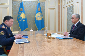 Фотография к новости: Министр внутренних дел отчитался перед Токаевым