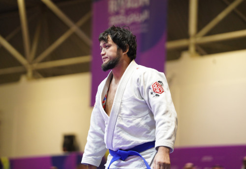 Фотография к новости: Рамазан Кусаинов завоевал серебро Игр исламской солидарности по джиу-джитсу