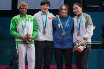 Фотография к новости: Эльмира Сыздыкова о схватке за бронзу: Все прошло по плану тренера