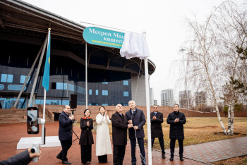 Фотография к новости: Улицу имени Месропа Маштоца открыли в Астане