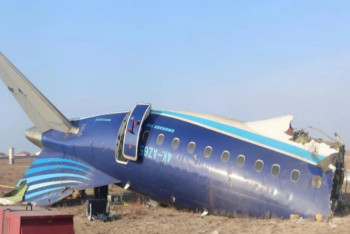 Фотография к новости: Крушение самолета AZAL: Расследование продолжается