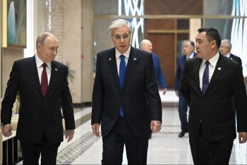 Фотография к новости: Токаев принял участие в заседании Совбеза ОДКБ в Бишкеке