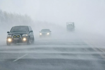 Фотография к новости: В Акмолинской области временно снизили скоростной режим из-за непогоды