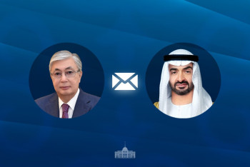 Фотография к новости: Токаев поздравил лидера ОАЭ с Национальным днем