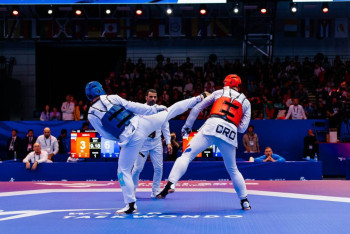 Фотография к новости: Казахстанец Бейбарыс Каблан выиграл молодежный чемпионат мира по таеквондо в Кении