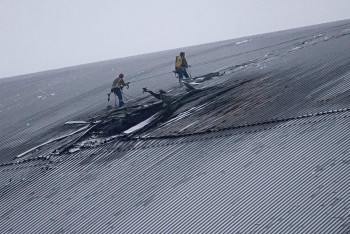 Фотография к новости: МАГАТЭ: защитный экран Чернобыльской АЭС больше не блокирует радиацию