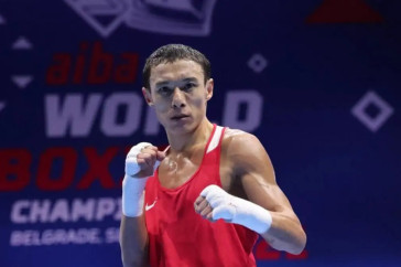 Фотография к новости: Казахстанский боксер Темиртас Жусупов пробился в полуфинал ЧМ-2025 в Дубае