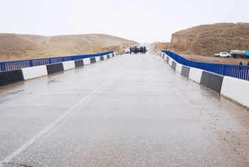 Фотография к новости: В Туркестанской области обрушился мост через реку Келес