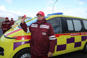 Фотография к новости: Служба скорой помощи Мангистауской области пополнилась новыми автомобилями