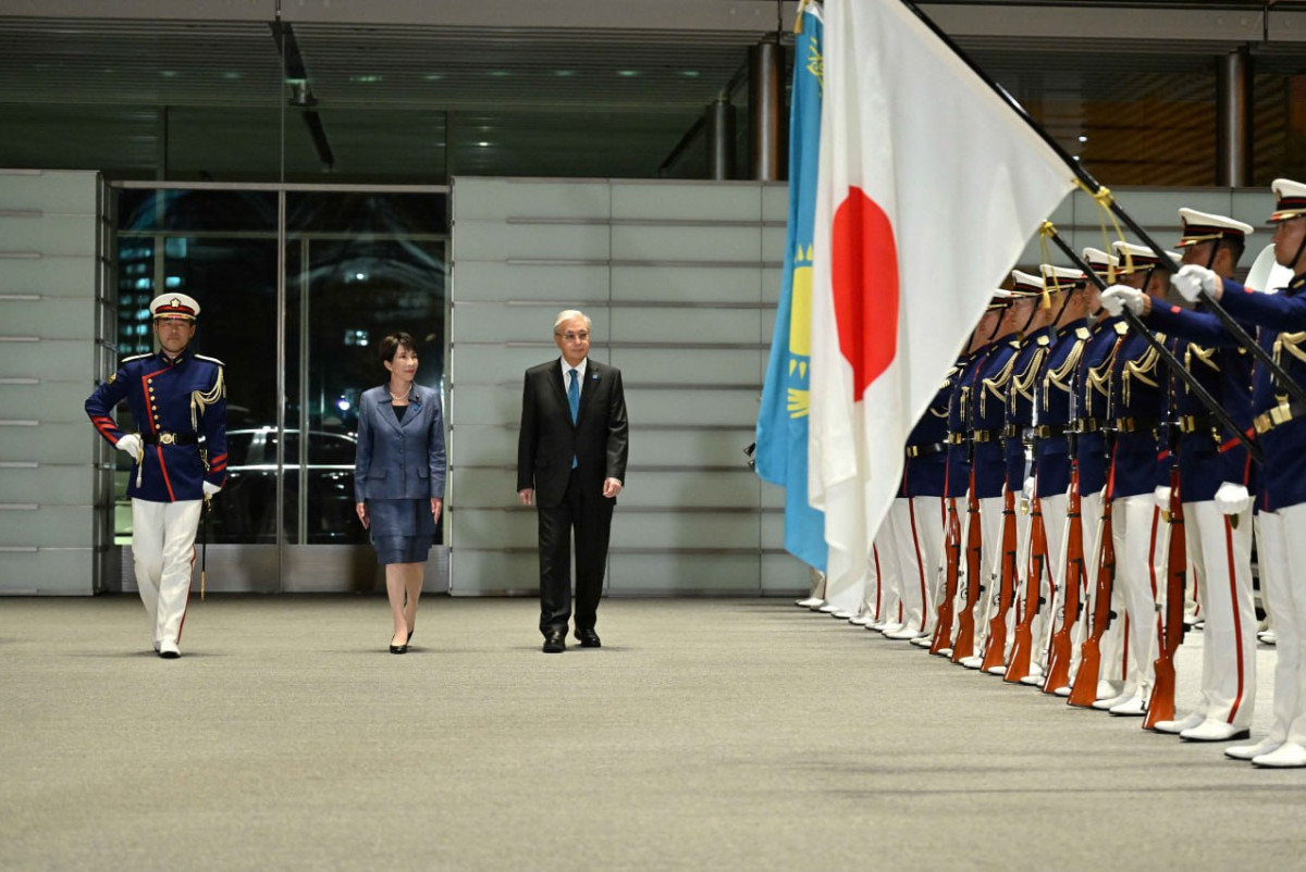 Токаева встретили с почетным караулом в Токио
