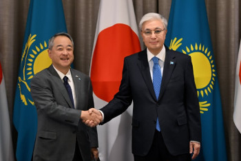 Токаев встретился с президентом корпорации Sumitomo Шинго Уэно