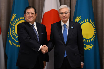 Фотография к новости: Токаев встретился с главой Mitsui Тацуо Ясунагой