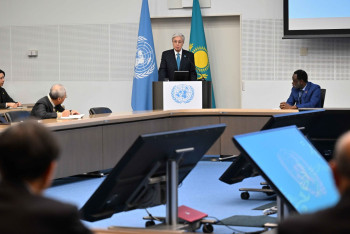 Фотография к новости: Токаев выразил обеспокоенность ростом конфликтов в мире