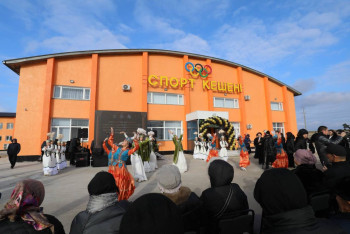 Фотография к новости: В Мангистау впервые открылся школа-интернат колледж для одарённых в сфере спорта детей