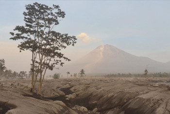 Фотография к новости: В Индонезии за ночь произошло шесть извержений вулкана Семеру