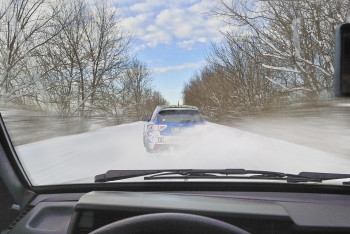 Фотография к новости: Из-за непогоды ограничено движение на трассе Актобе – Уральск